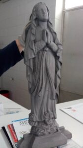 Verniciatura Tognotti: Verniciatura industriale a Gallarate - prova di verniciatura effettuate sulla statua della Madonna