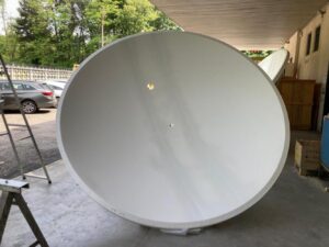 Verniciatura Tognotti: Verniciatura industriale a Gallarate - Parabola inox verniciata